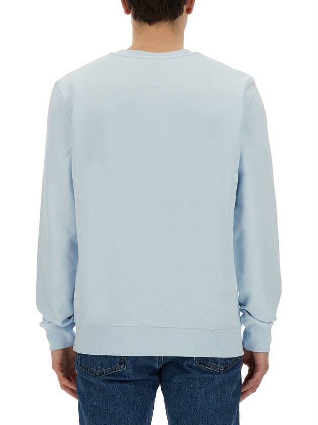 VPC Logo Crew Neck Sweatshirt Light Blue - A.P.C. - BALAAN 4