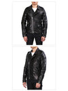 Men's Leather Jacket 7206 NERO - GIORGIO BRATO - BALAAN 2