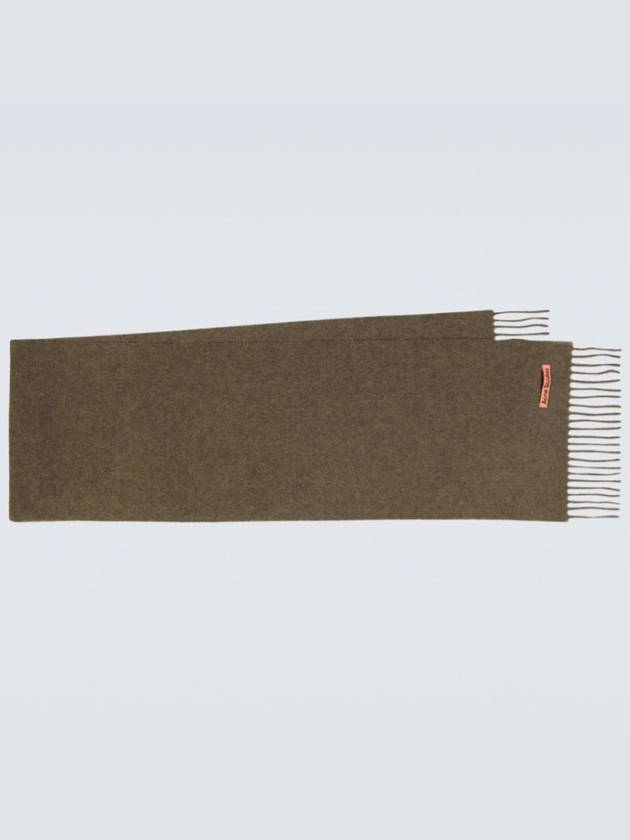 Studios Wool Muffler Green - ACNE STUDIOS - BALAAN.