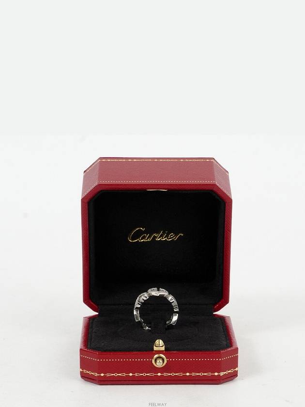 C heart ring white gold diamond 53 74369 - CARTIER - BALAAN 5