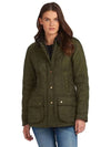 Beadnell Polar Quilt Jacket Olive - BARBOUR - BALAAN 3