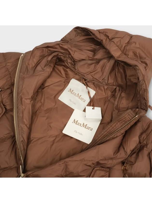 Treman Zip-Up Padding Cape Brown - MAX MARA - BALAAN 7