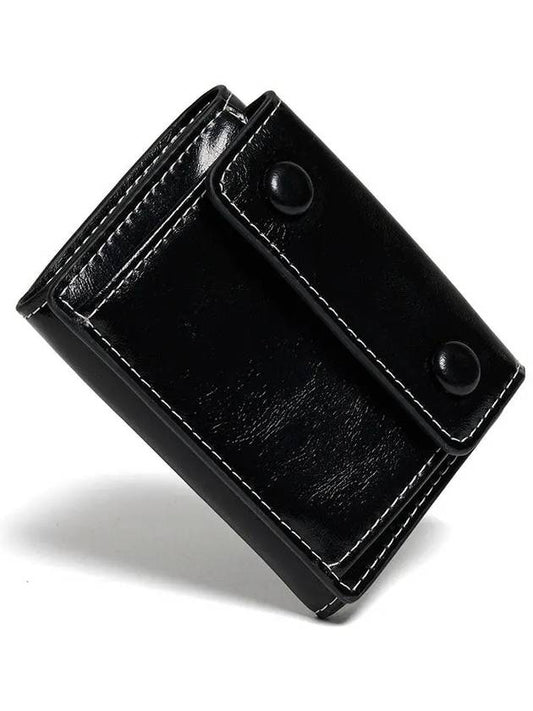 Dot Pocket 3-Fold Card Wallet Black - LE MASQUE - BALAAN 2