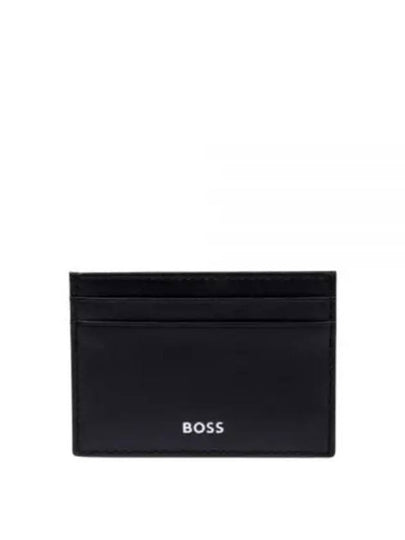 Logo Stamp Leather Card Wallet Black - HUGO BOSS - BALAAN 2