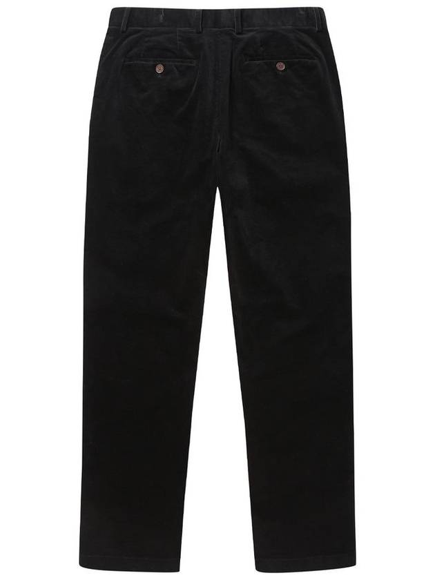 Corduroy Tapered Straight Pants Black - SOLEW - BALAAN 3