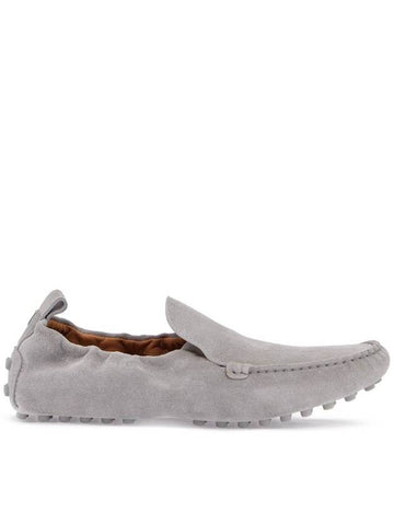 light gray calfskin women's loafers - TOD'S - BALAAN 1