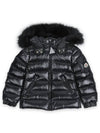 Kids BADYF down hood fur padding jacket black 1A00109 C0064 999 12 14A adult wearable - MONCLER - BALAAN 2