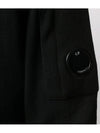 Men's Lens Wappen Merino Wool Knit Top Black - CP COMPANY - BALAAN.