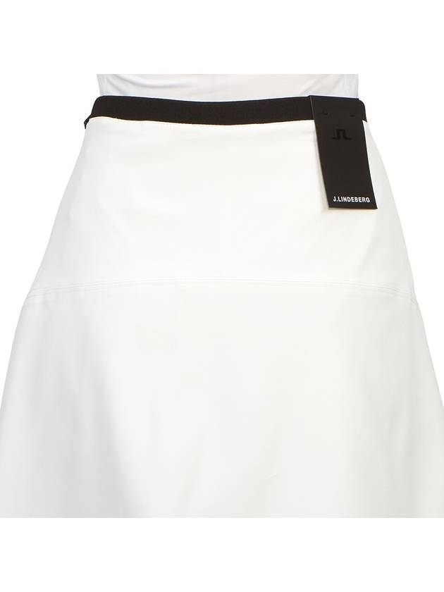 Themba A-Line Skirt White - J.LINDEBERG - BALAAN 7