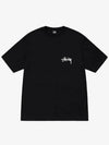 Dice OutShort Sleeve T-Shirt Black - STUSSY - BALAAN 3