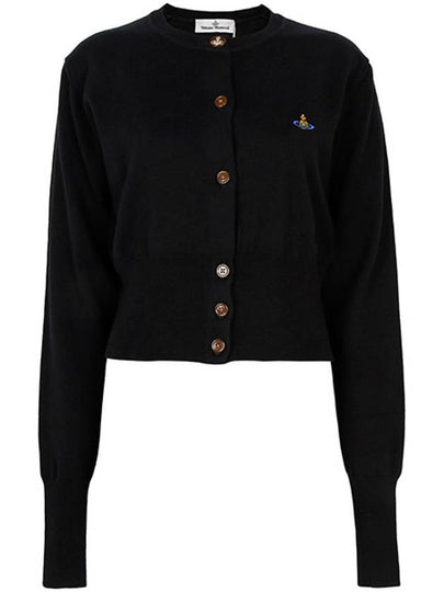 Bea Crop Cardigan Black - VIVIENNE WESTWOOD - BALAAN 2