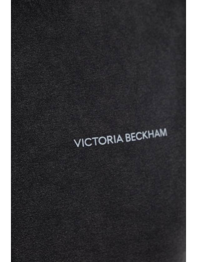 Victoria Beckham T-shirt With Logo, Women's, Grey - VICTORIA BECKHAM - BALAAN 5