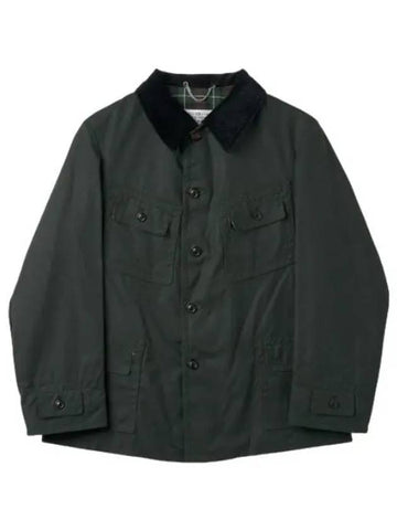 Waxed Cotton Jacket Black Jumper - MAISON MARGIELA - BALAAN 1