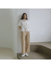 Cotton banding wide pants - KELLY DONAHUE - BALAAN 1