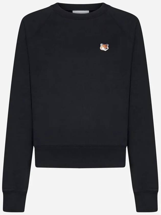 Fox Head Patch Adjusted Sweatshirt Black - MAISON KITSUNE - BALAAN 5