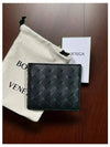 Intrecciato Leather Half Wallet Black - BOTTEGA VENETA - BALAAN 2