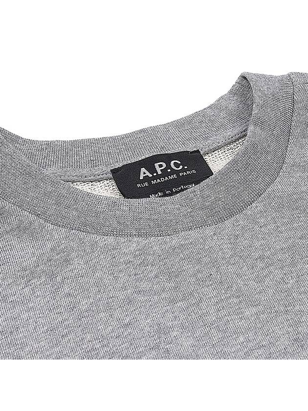 Eliot Logo Sweatshirt Grey - A.P.C. - BALAAN 6