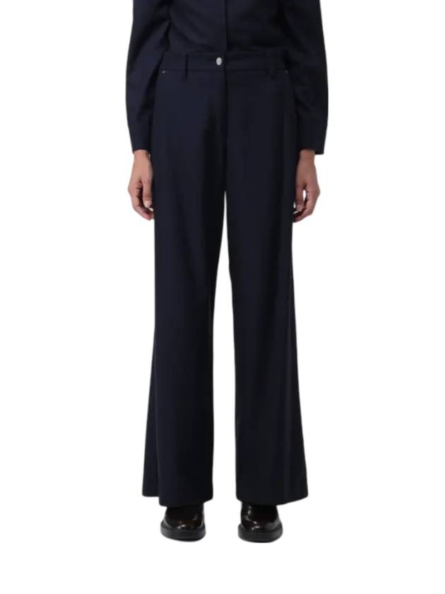 Ermes Wool Slacks Black - S MAX MARA - BALAAN 1