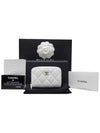 Women s AP0216 White Caviar Skin Zipper Card Wallet - CHANEL - BALAAN 8