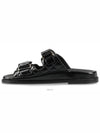 CC Logo Velcro Sandals Black - CHANEL - BALAAN 6