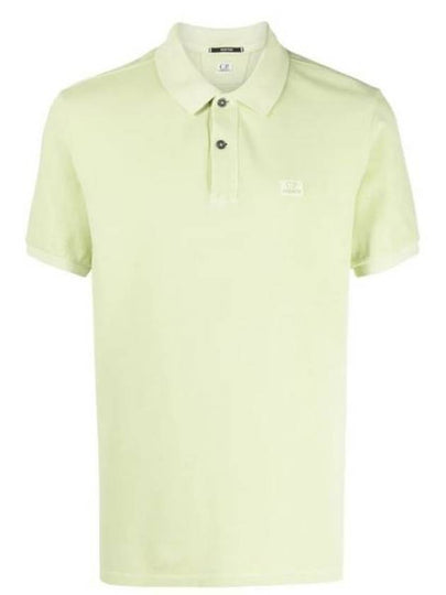 24/1 Piquet Resist Dyed Polo Shirt Green - CP COMPANY - BALAAN 2