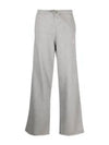 Women's Isoli Wide Pants Grey - GANNI - BALAAN 2