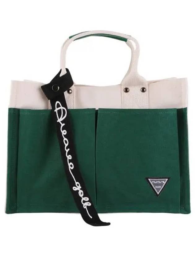 Golf tennis two-tone color tote bag pouch green - AVAVE - BALAAN 1