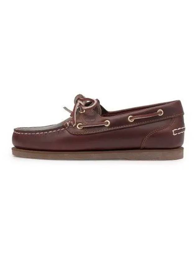 Women s Classic 2 Eye Boat Shoes Burgundy 72333 214 - TIMBERLAND - BALAAN 1