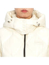 Women s Goose Down Long Padded Conza Hood Detachable Diamond Quilted Jacket VDDJ95636 BGL - DUVETICA - BALAAN 10