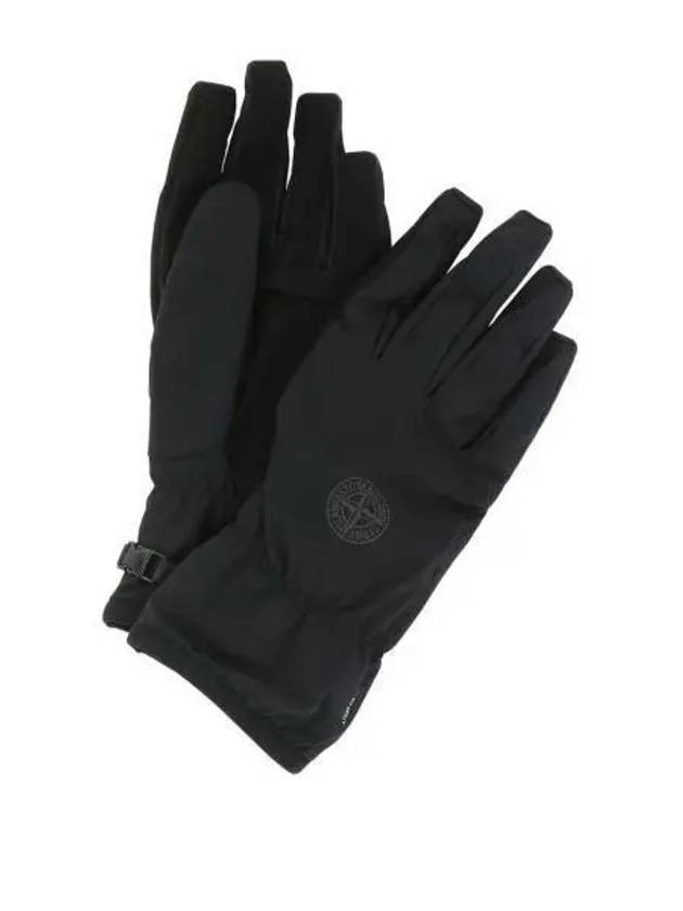 Soft Shell Redye Technology Gloves Black - STONE ISLAND - BALAAN 2