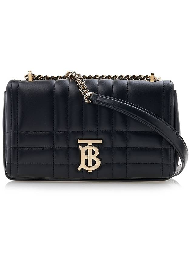 Lola Quilted Lambskin Small Shoulder Bag Black - BURBERRY - BALAAN 2