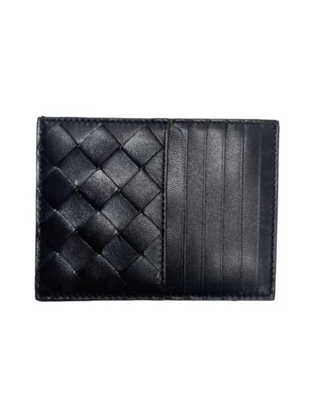 Intrecciato Card Wallet Black - BOTTEGA VENETA - BALAAN 3