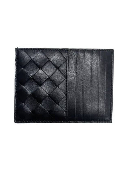 Intrecciato Card Wallet Black - BOTTEGA VENETA - BALAAN 2