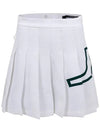 Women's Naomi Pleated Skirt White - J.LINDEBERG - BALAAN 2