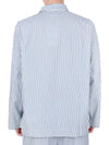 Poplin Long Sleeve Shirt Placid Blue Stripes - TEKLA - 5