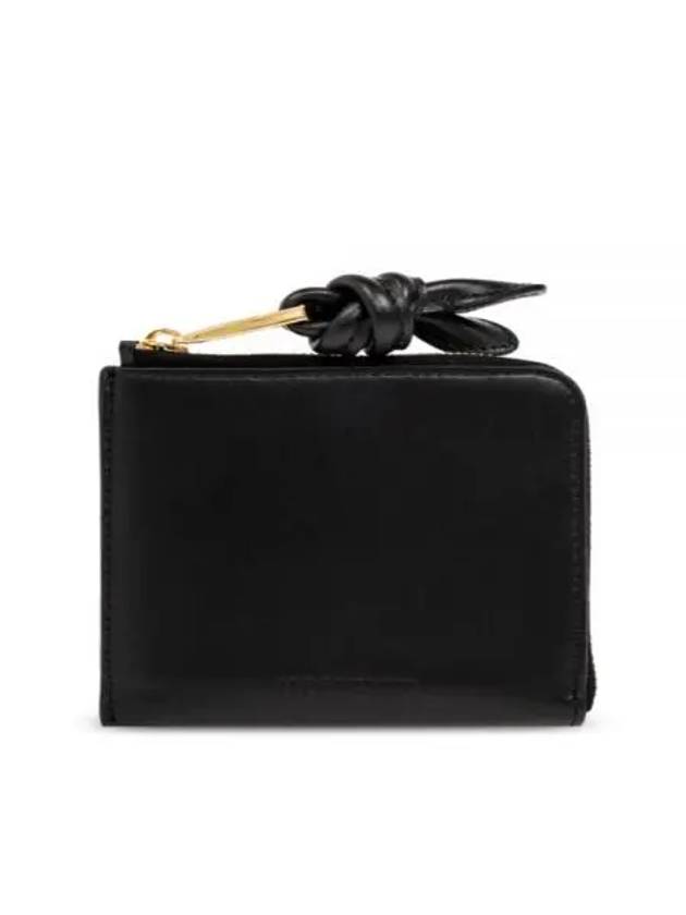 Le Porte Monnaie Tourni Leather Card Wallet Black - JACQUEMUS - BALAAN 2