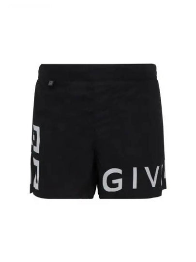 4G Logo Nylon Swim Shorts Black - GIVENCHY - BALAAN 2