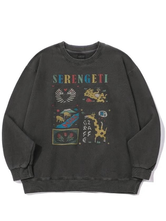 Serengeti Pigment Sweatshirt Smoke Black - CPGN STUDIO - BALAAN 2