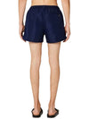 Heart Logo Swim Shorts Navy Blue - AMI - BALAAN 4