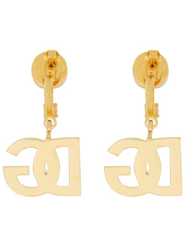 DG Logo Pendant Earrings Gold - DOLCE&GABBANA - BALAAN 5