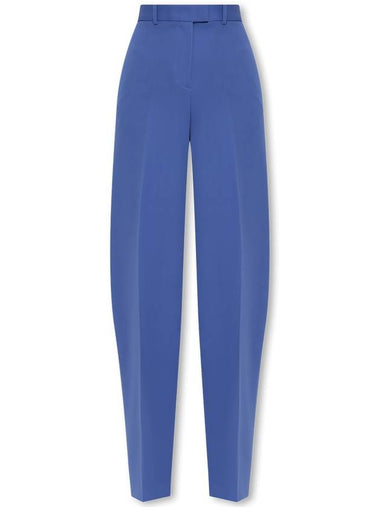 The Attico ‘Jagger’ Wool Pleat-front Trousers, Women's, Blue - THE ATTICO - BALAAN 1