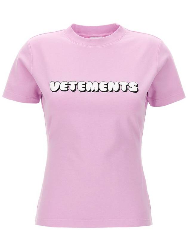 Vetements 'Logo' T-Shirt - VETEMENTS - BALAAN 1