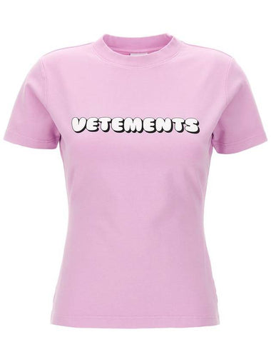 Vetements 'Logo' T-Shirt - VETEMENTS - BALAAN 1