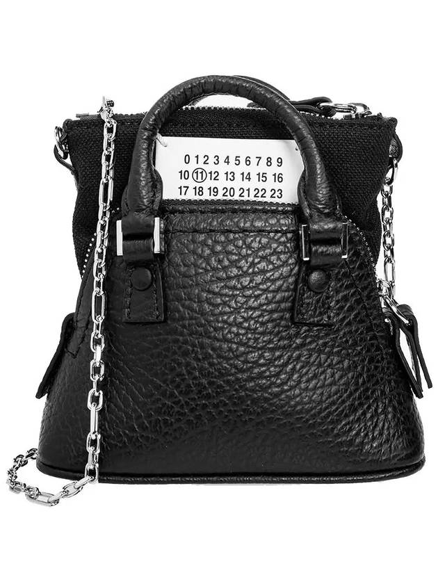 5AC Classic Baby Shoulder Bag Pale Black - MAISON MARGIELA - BALAAN 2