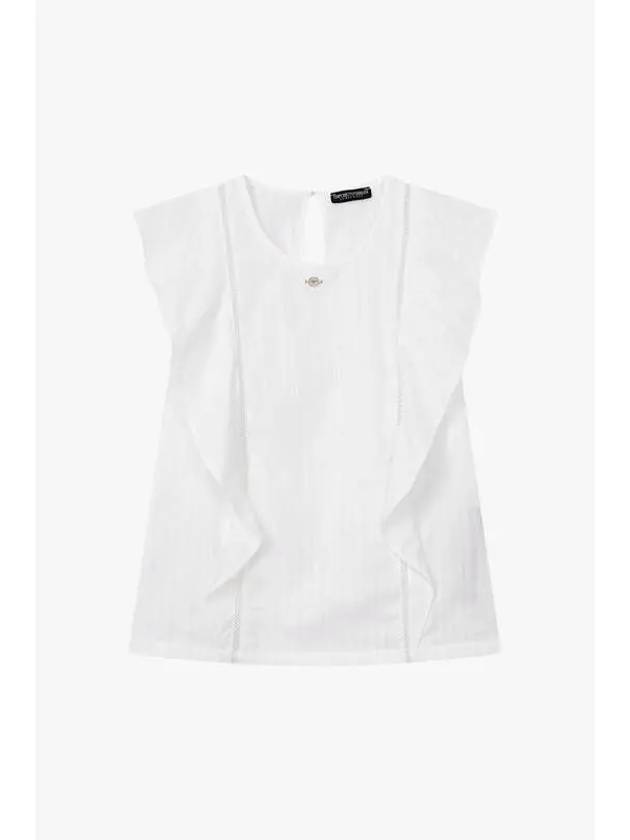 UNDERWEAR Women Bridal Cotton Sleeveless Top White - EMPORIO ARMANI - BALAAN 1