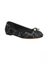 Ballet Tweed Flats Black - DIOR - BALAAN 2