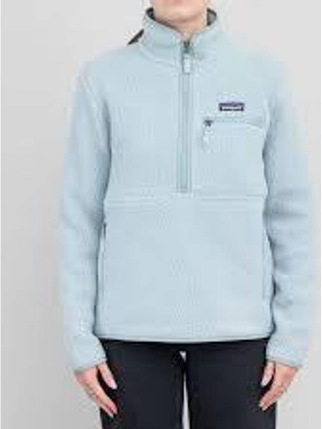 Retro Pile Fleece Marsupial Sweatshirt Thermal Blue - PATAGONIA - BALAAN 2