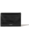 Dot Saddle Slim Mini Transportation Card Wallet Black - LE MASQUE - BALAAN 4