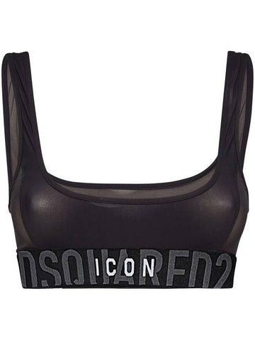 DSQUARED2 Icon-Motif Bandeau Bra - DSQUARED2 - BALAAN 1