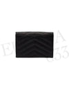 Women s Matelasse Envelope Card Wallet 414404 BOW011 000 - SAINT LAURENT - BALAAN 2